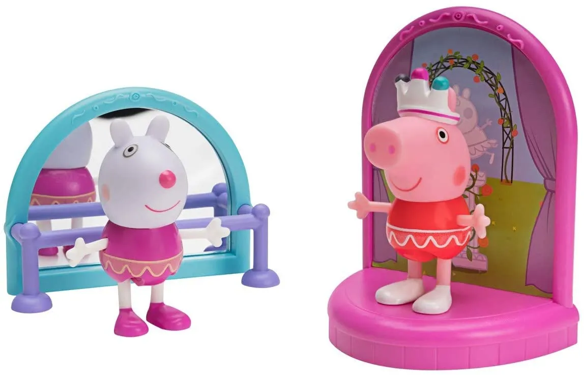 Peppa Wutz - Tanzstudio Spielset mit 2 Figuren