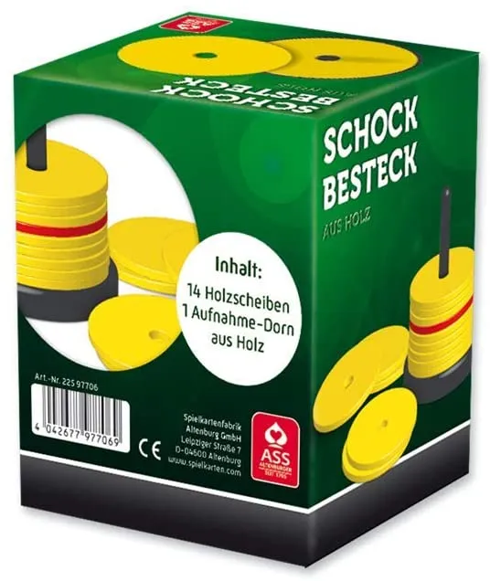 ASS Altenburger - Schockbesteck-Set mit Würfelbecher inkl. 6 Würfeln