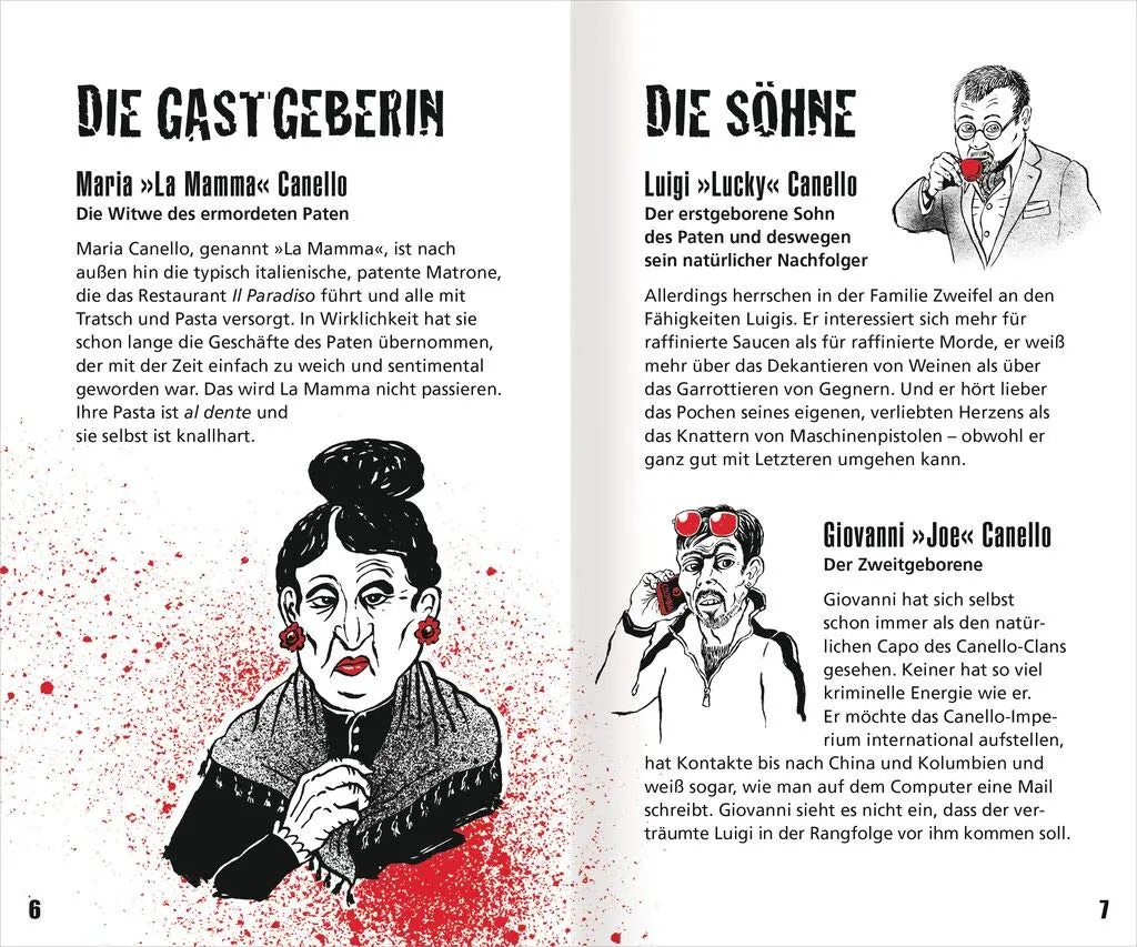 Black Party 3er Set (Ruhe in Frieden Sherlock, Der Tod des Paten, Varieté des Todes)