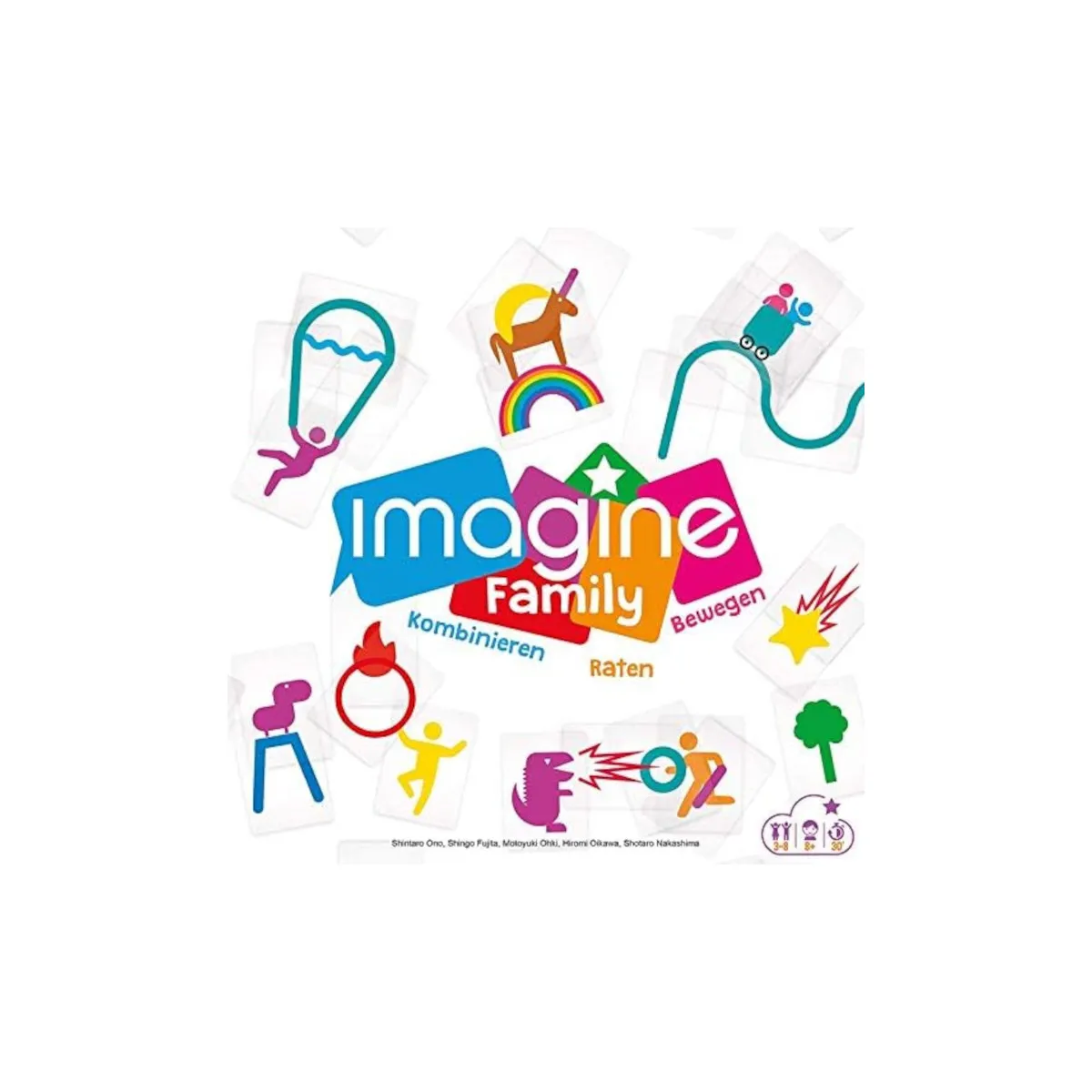 Asmodee COGD0007 - Kartenspiel - Imagine Family